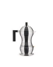Alessi Pulcina Moka Pot 3 Fincan – Siyah – görsel 2