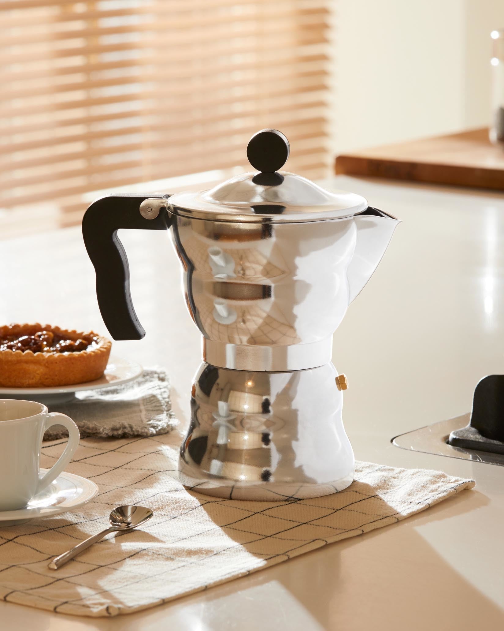 Moka Alessi Espresso Makinesi 3 Fincan – görsel 2