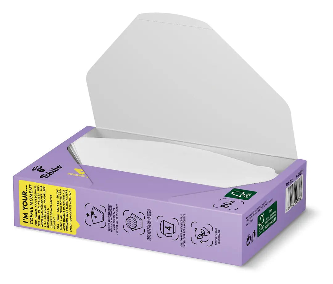 Tchibo Filtre Kahve Kağıdı No:4 80'li Paket