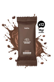 Bahs Chocolate Brownie - Yüksek Protein Bar  12 adet x 60gr