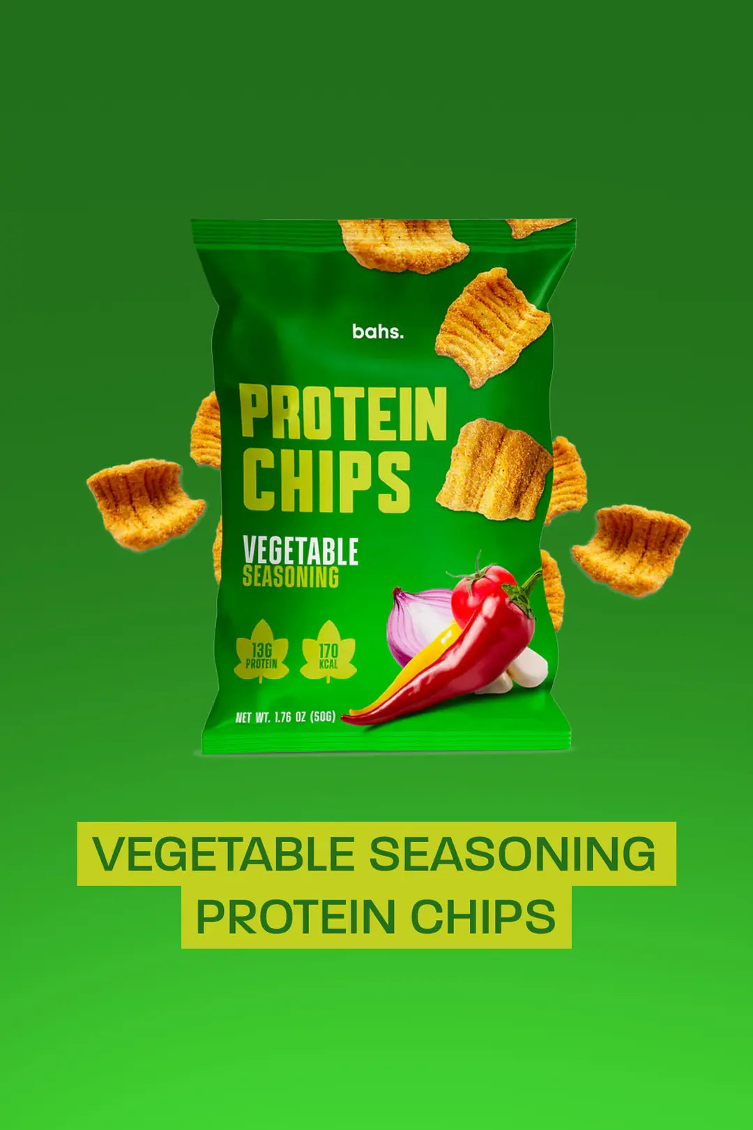 Bahs X4 Adet - Protein Chips - Vegetable Seasoning