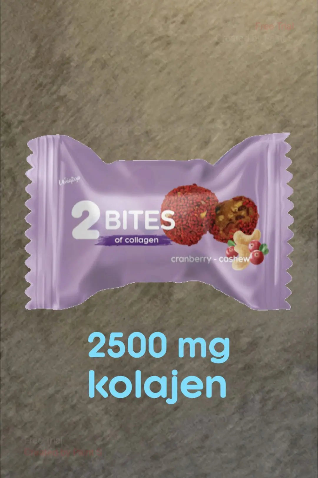 Uniq2go 2 Bites Kolajen Protein Topu 10x16 g