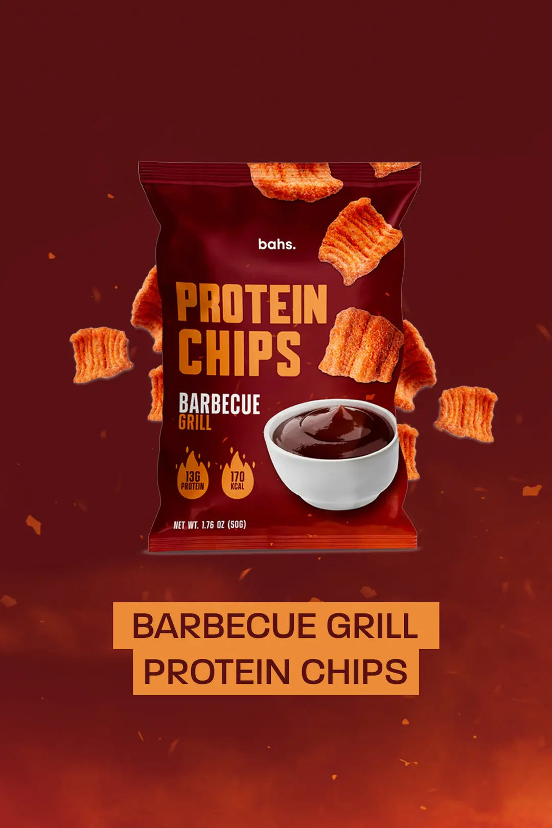 Bahs Protein Chips - Barbecue Grill - x4 Adet