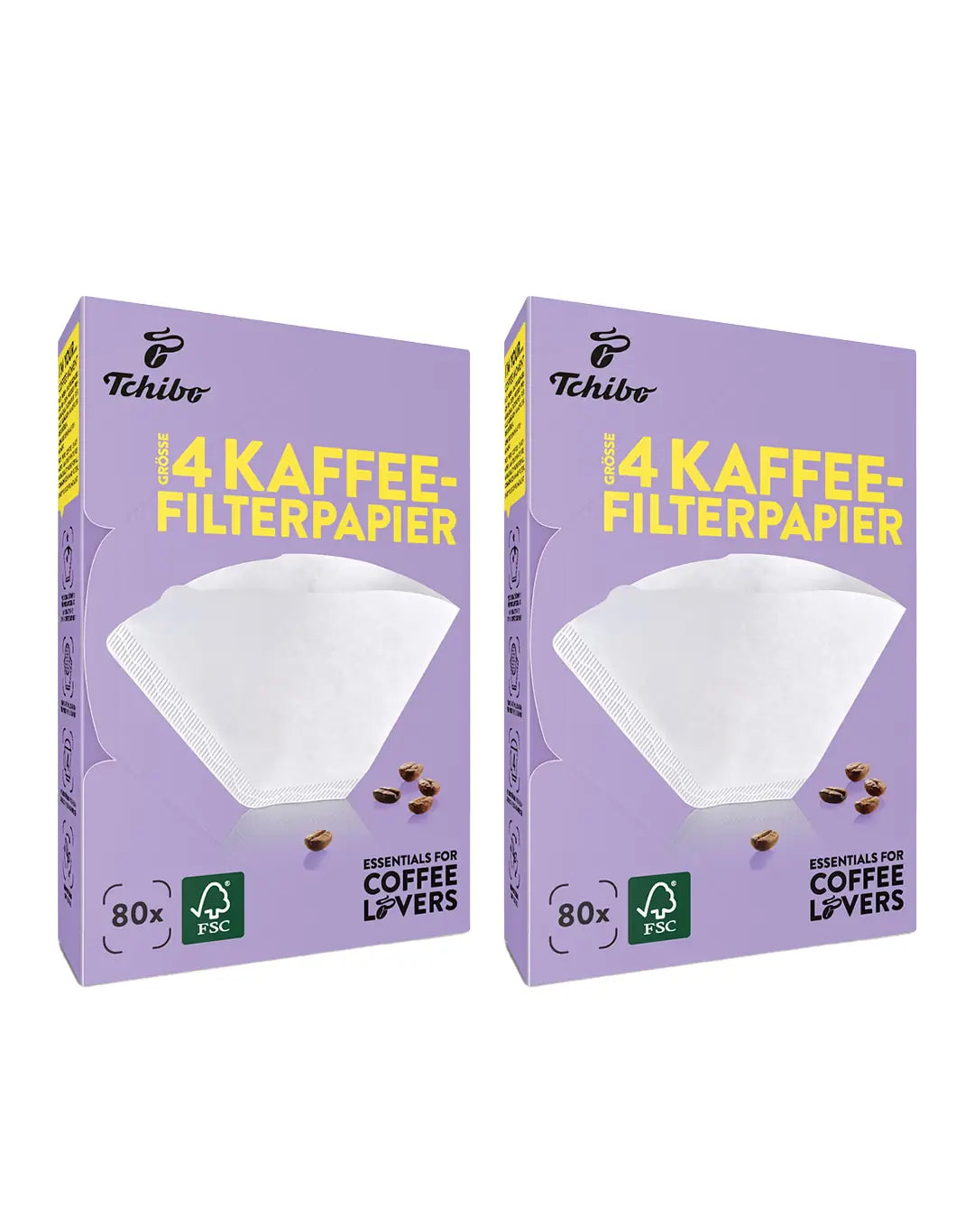 Tchibo Filtre Kahve Kağıdı 4 Numara 80 Adet (kağıt Filtre) X2 Adet
