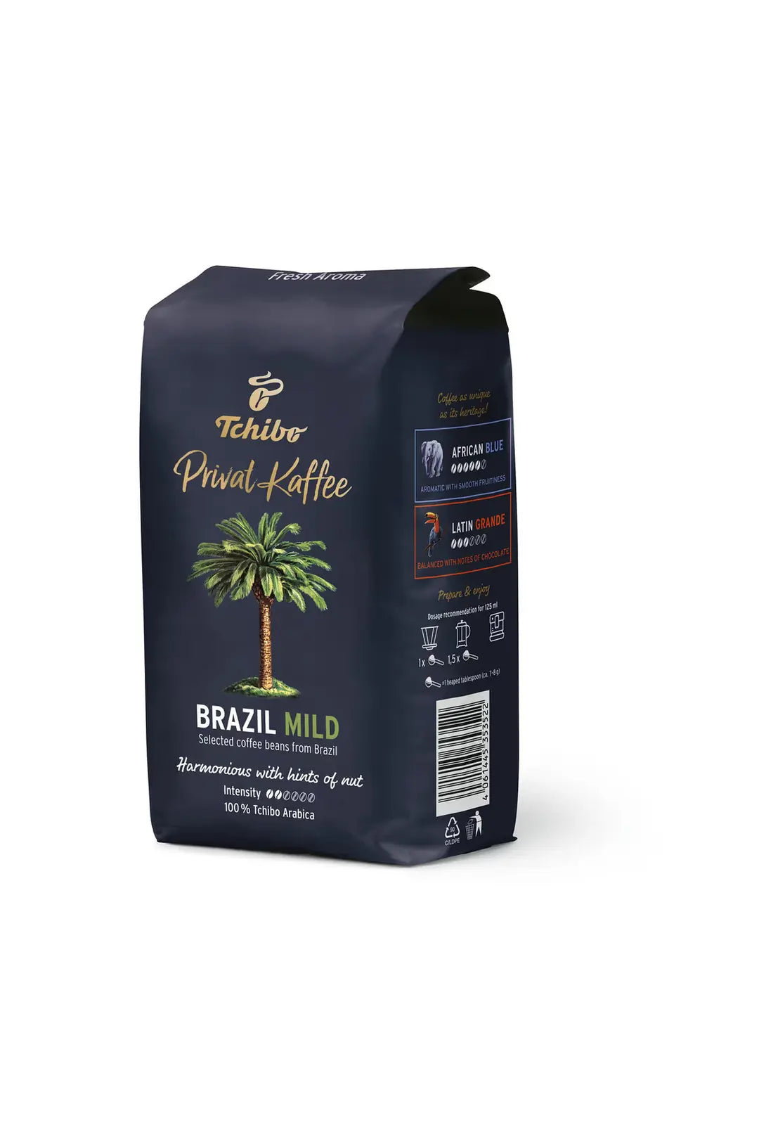 Tchibo Privat Kaffee Brazil Mild Çekirdek Kahve 500 Gr.