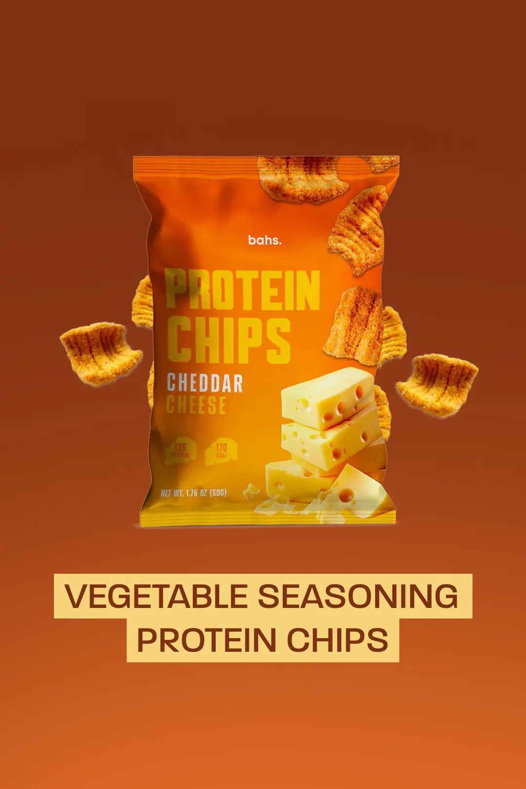 Bahs Protein Chips - Cheddar Cheese - x4 Adet