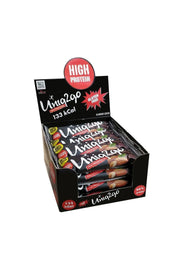 Uniq2go Power Almond Midi 16'lı Kutu 38gr (%30 Protein) Badem Parçacıklı Naturel Proteinli Bar