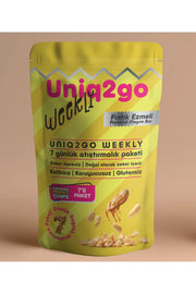 Uniq2go Weekly Fıstık Ezmeli Proteinli Meyve Bar - 7 Adet 50 gr