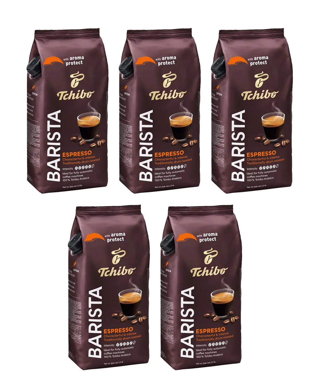 Tchibo Barista Espresso Çekirdek Kahve 1 kg 5'li