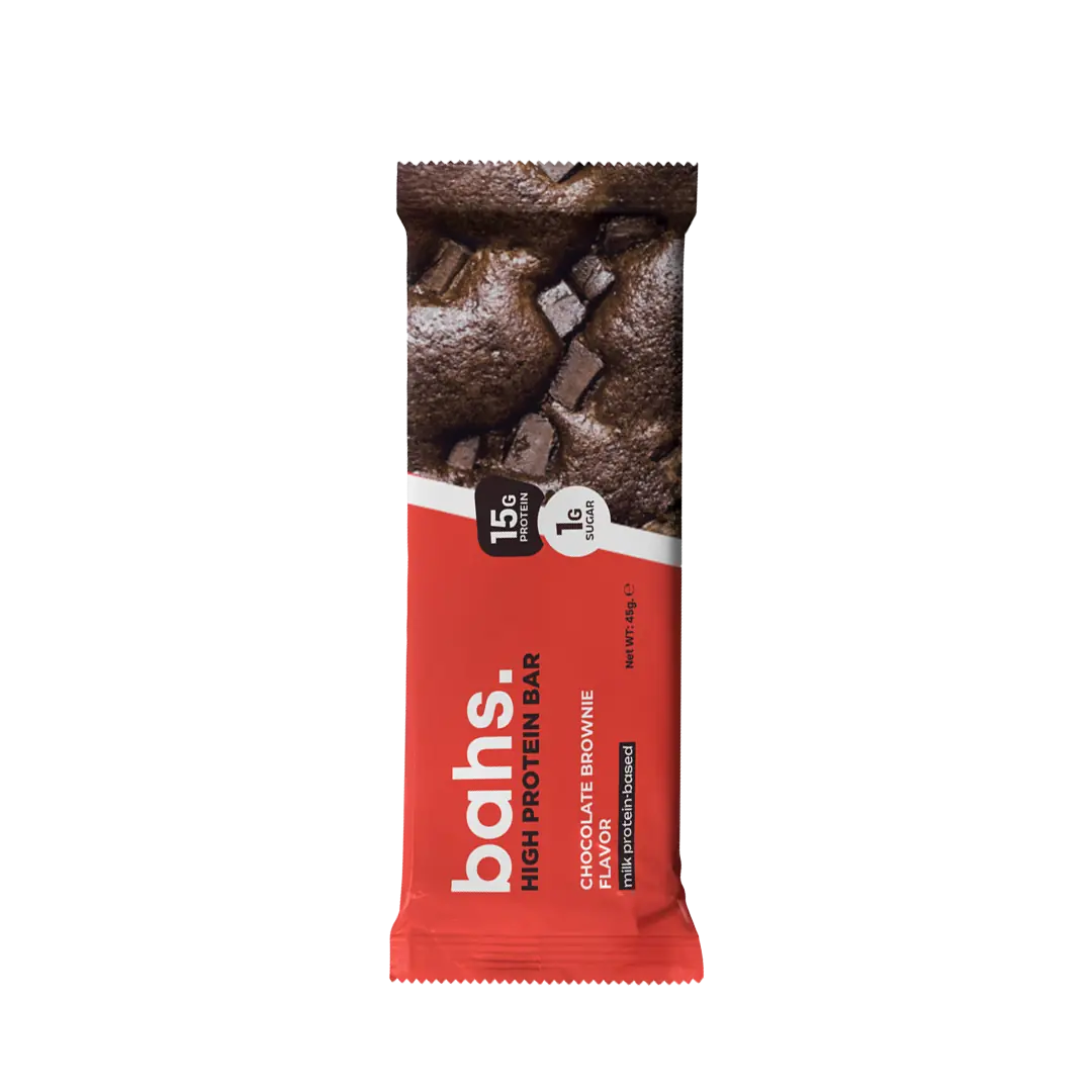 Bahs Chocolate Brownie - Whey Protein Bar  12 adet x 45 gr